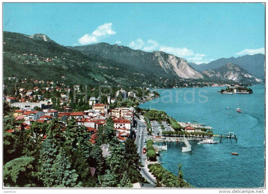 panorama - Lago Maggiore Stresa - Verbania - Piemonte - LM 7090 - Italia - Italy - sent from Italy to Germany 1964 - JH Postcards