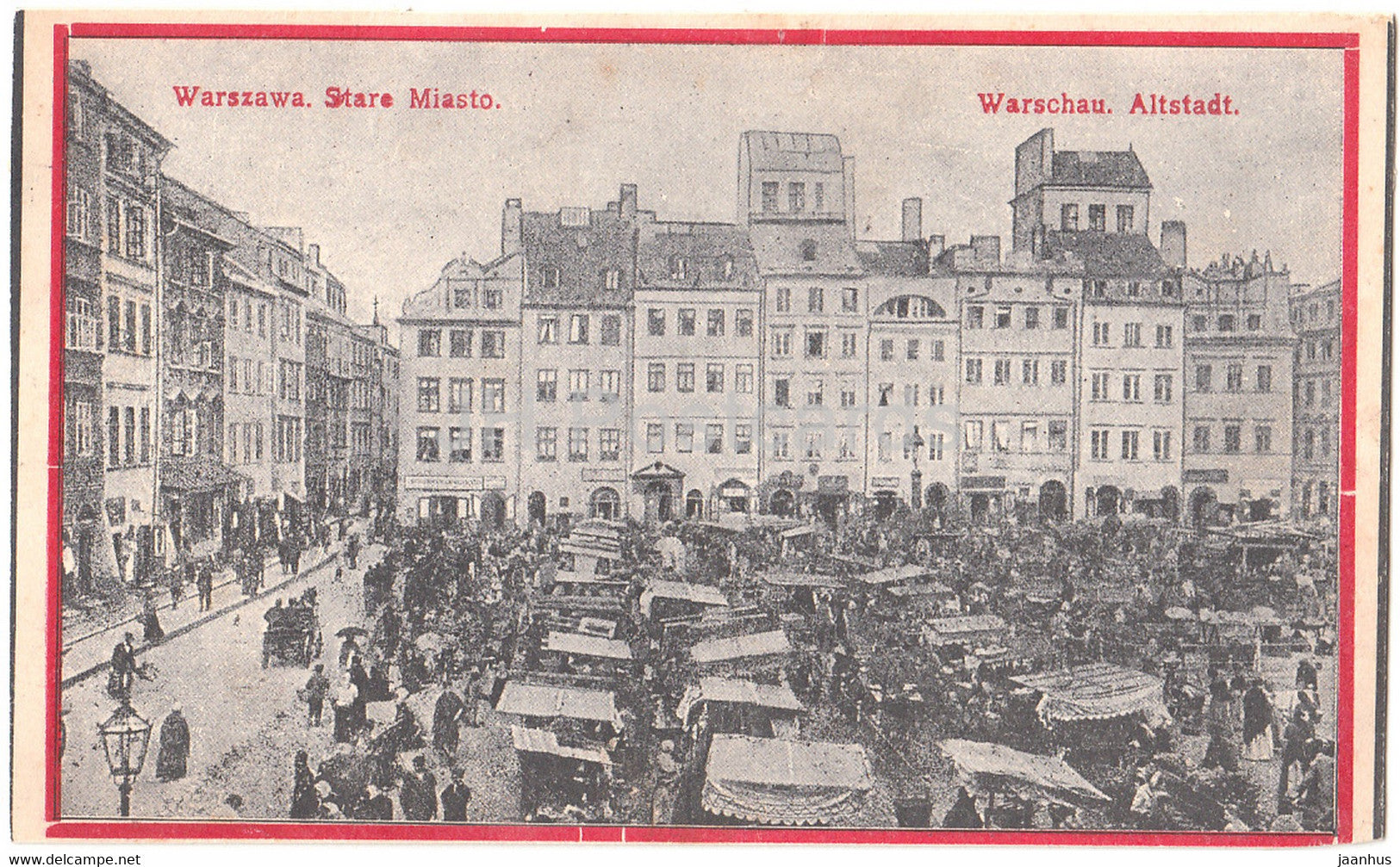 Warszawa - Stare Miasto - Warschau Altstadt - Feldpost - old postcard - 1916 - Poland - used - JH Postcards