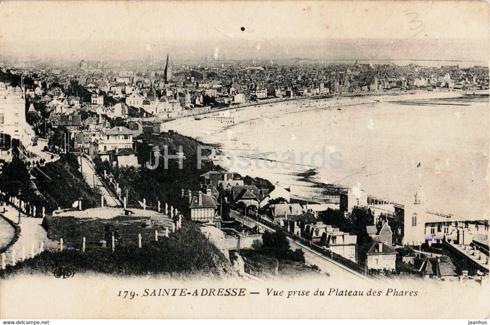 Sainte Adresse - Vue prise du Plateau des Phares - 179 - old postcard - France - used - JH Postcards