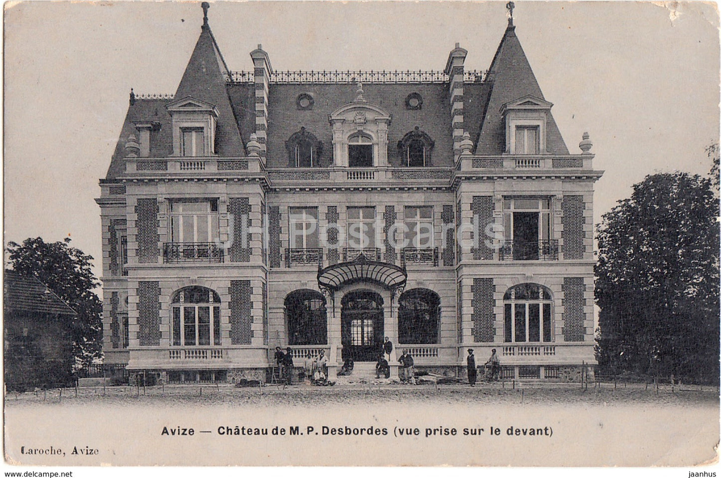Avize - Chateau de M. P. Desbordes - vue prise sur le devant - castle - old postcard - France - unused - JH Postcards