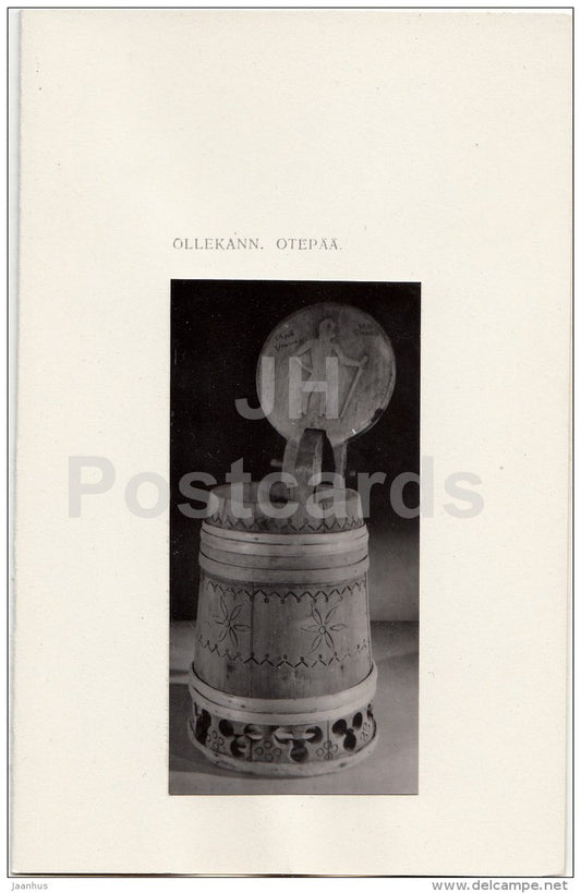 greeting card - beer mug - 1971 - Estonia USSR - unused - JH Postcards