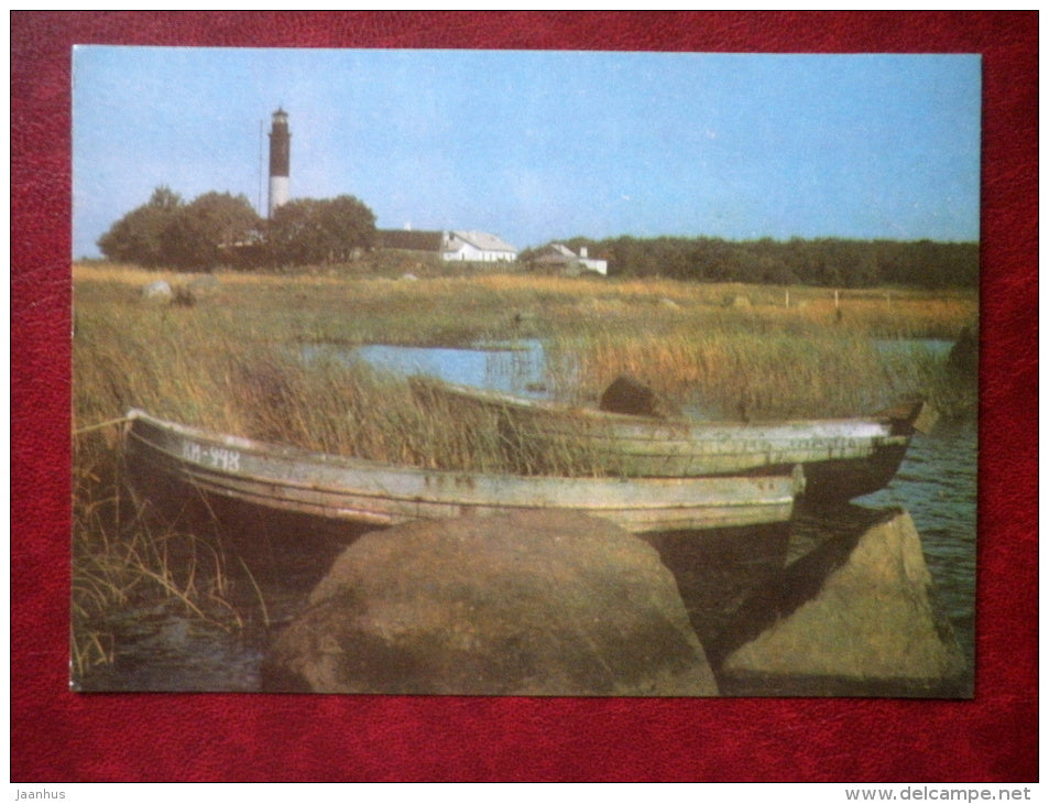 Kübassaare lighthouse , 1924 - Estonian lighthouses - 1979 - Estonia USSR - unused - JH Postcards