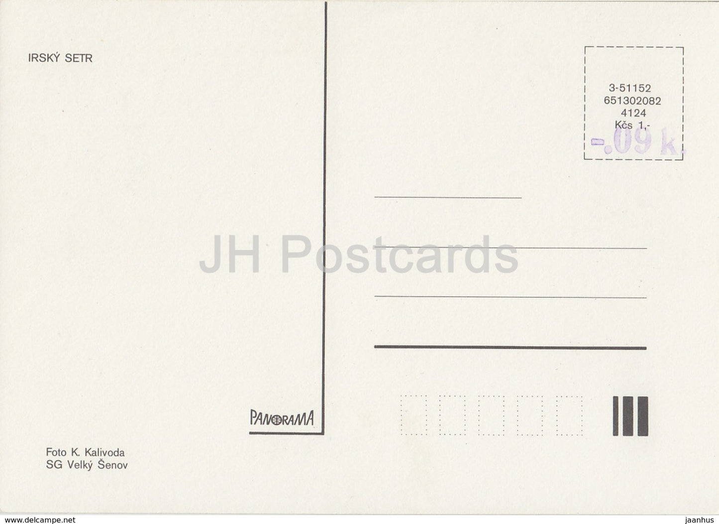 Irish Setter - dog - Czechoslovakia - unused