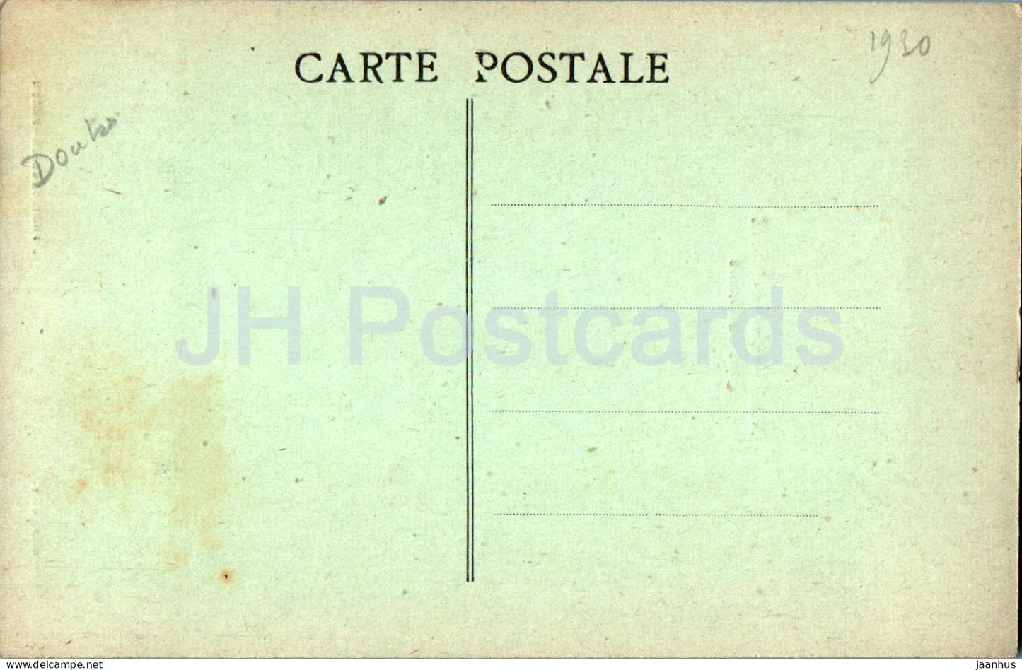 Nans Sous Ste Anne - Pont du Diable - bridge - old postcard - France - unused