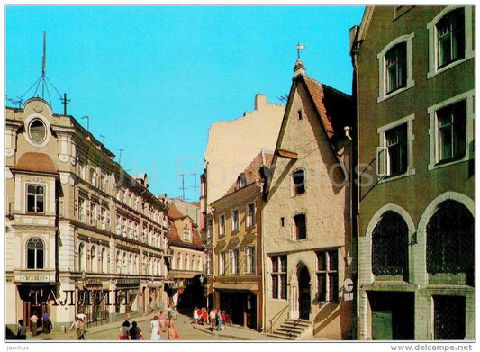 Viru Street - Old Town - Tallinn - 1987 - Estonia USSR - unused - JH Postcards
