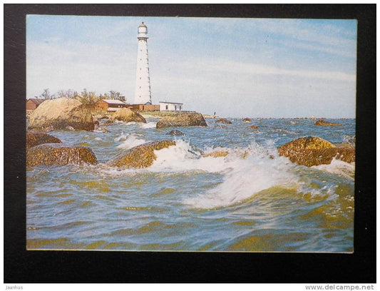 Hiiumaa Island - Tahkuna Lighthouse - Estonia - USSR - 1982 - unused - JH Postcards