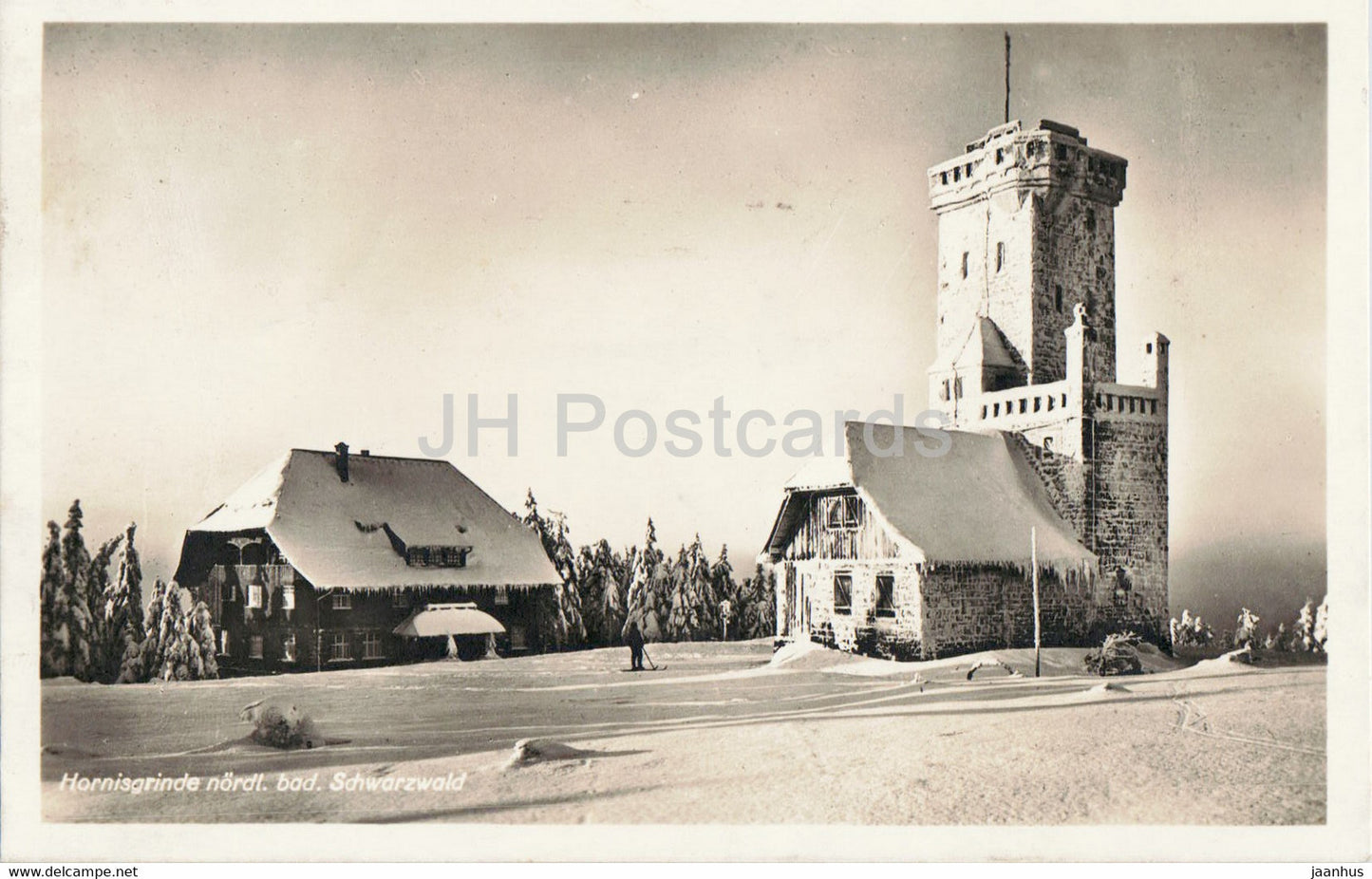 Hornisgrinde bad Schwarzwald - old postcard - 1929 - Germany - used - JH Postcards