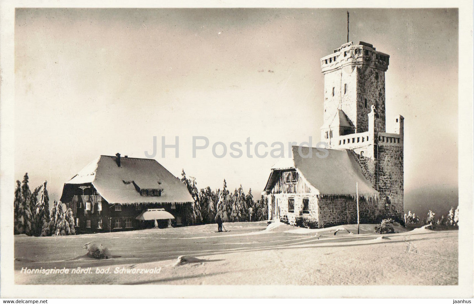 Hornisgrinde bad Schwarzwald - old postcard - 1929 - Germany - used - JH Postcards