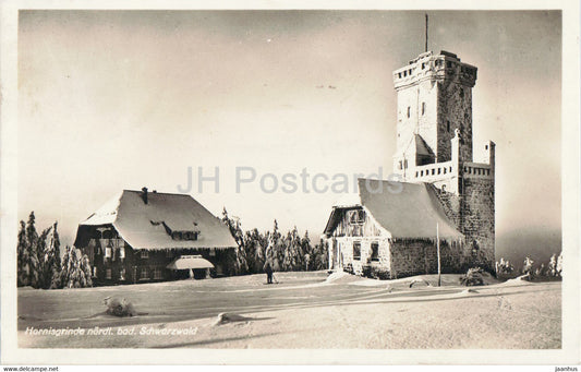 Hornisgrinde bad Schwarzwald - old postcard - 1929 - Germany - used - JH Postcards