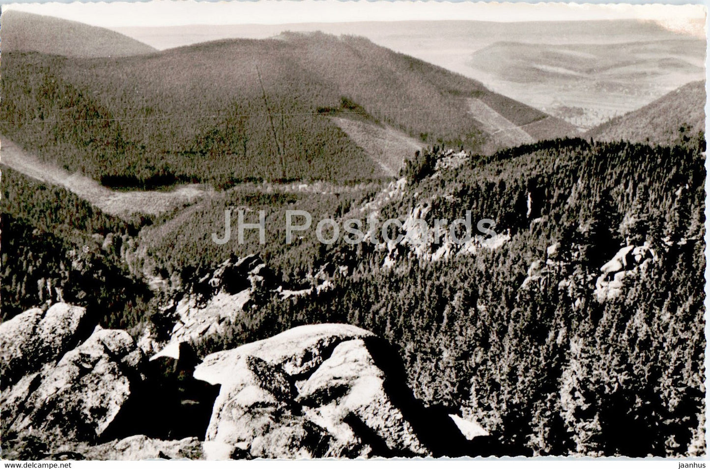 Kasteklippen am Okertal im Harz - old postcard - Germany - unused - JH Postcards