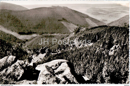 Kasteklippen am Okertal im Harz - old postcard - Germany - unused - JH Postcards