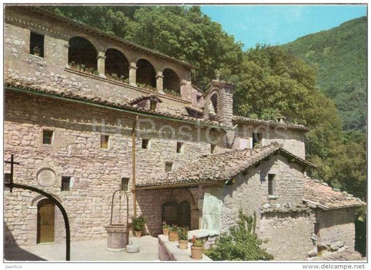 Eremo delle Carceri , Chiostrino Interno - cloister - Assisi - Perugia - Umbria - 66359 - Italia - Italy - unused - JH Postcards