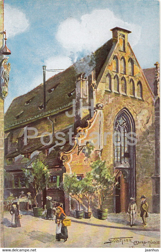 Nurnberg - Bratwurstglocklein - Deutscher Faktoren Bund 1924 - old postcard - Germany - unused - JH Postcards