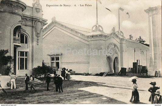 Exposition de Nancy - Le Palais - 6 - old postcard - France - unused - JH Postcards
