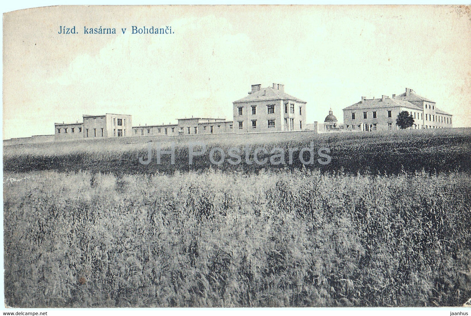Jizd kasarna v Bohdanci - Bohdanec - barracks - military - old postcard - 1912 - Czech Republic - used - JH Postcards