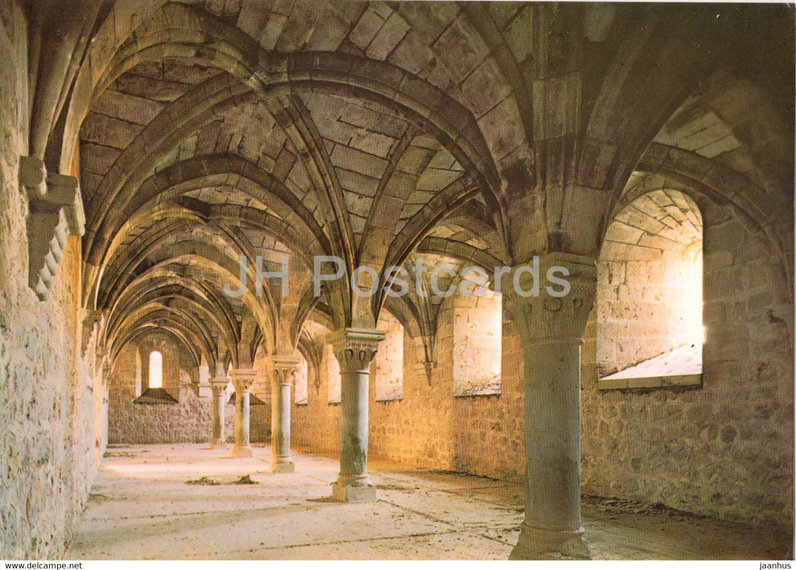 Monasterio Cisterciense de Santa Maria de Huerta - Domus Conversorum - monastery - 4 - Spain - unused - JH Postcards
