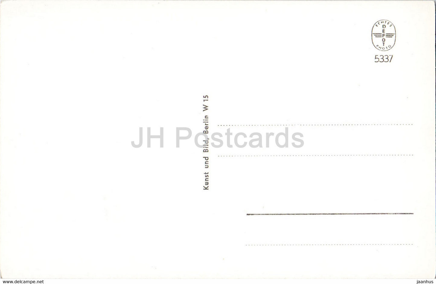 Bad Hersfeld - Blick aus dem Katharinenturm der Stiftsruine - carte postale ancienne - Allemagne - inutilisée