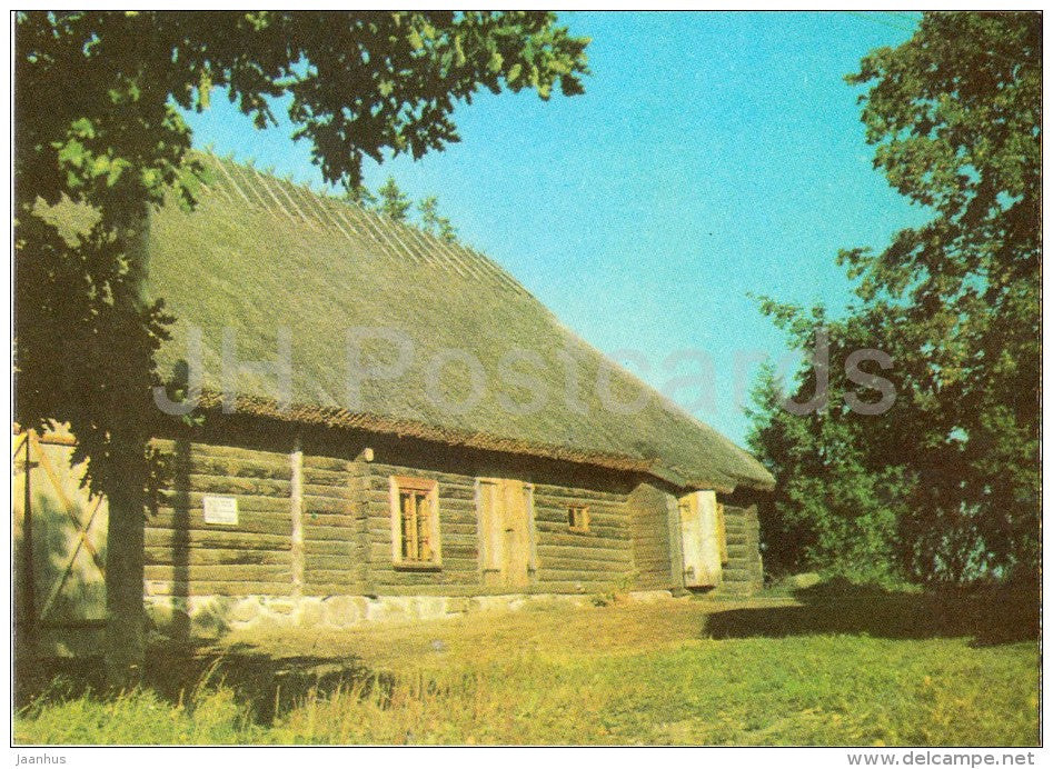 A. H. Tammsaare´s birthplace at Albu - Estonian writer A. H. Tammsaare - 1977 - Estonia USSR - unused - JH Postcards