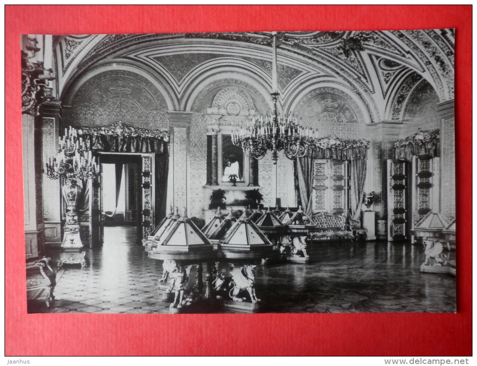 The Golden Living Room - The Winter Palace - Leningrad - St. Petersburg - 1973 - Russia USSR - unused - JH Postcards