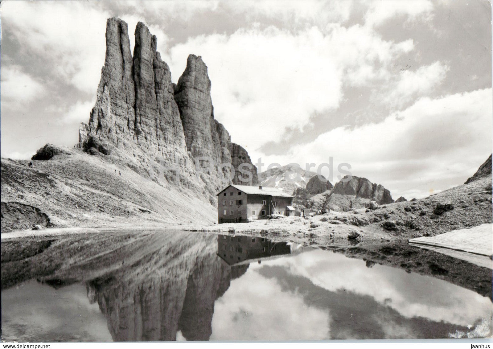 Dolomiti - Rifugio Re Alberto - Torri di Vajolet - 1972 - Italy - used - JH Postcards