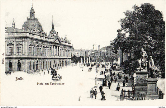 Berlin - Platz am Zeughause - Dess 12 - old postcard - Germany - unused - JH Postcards