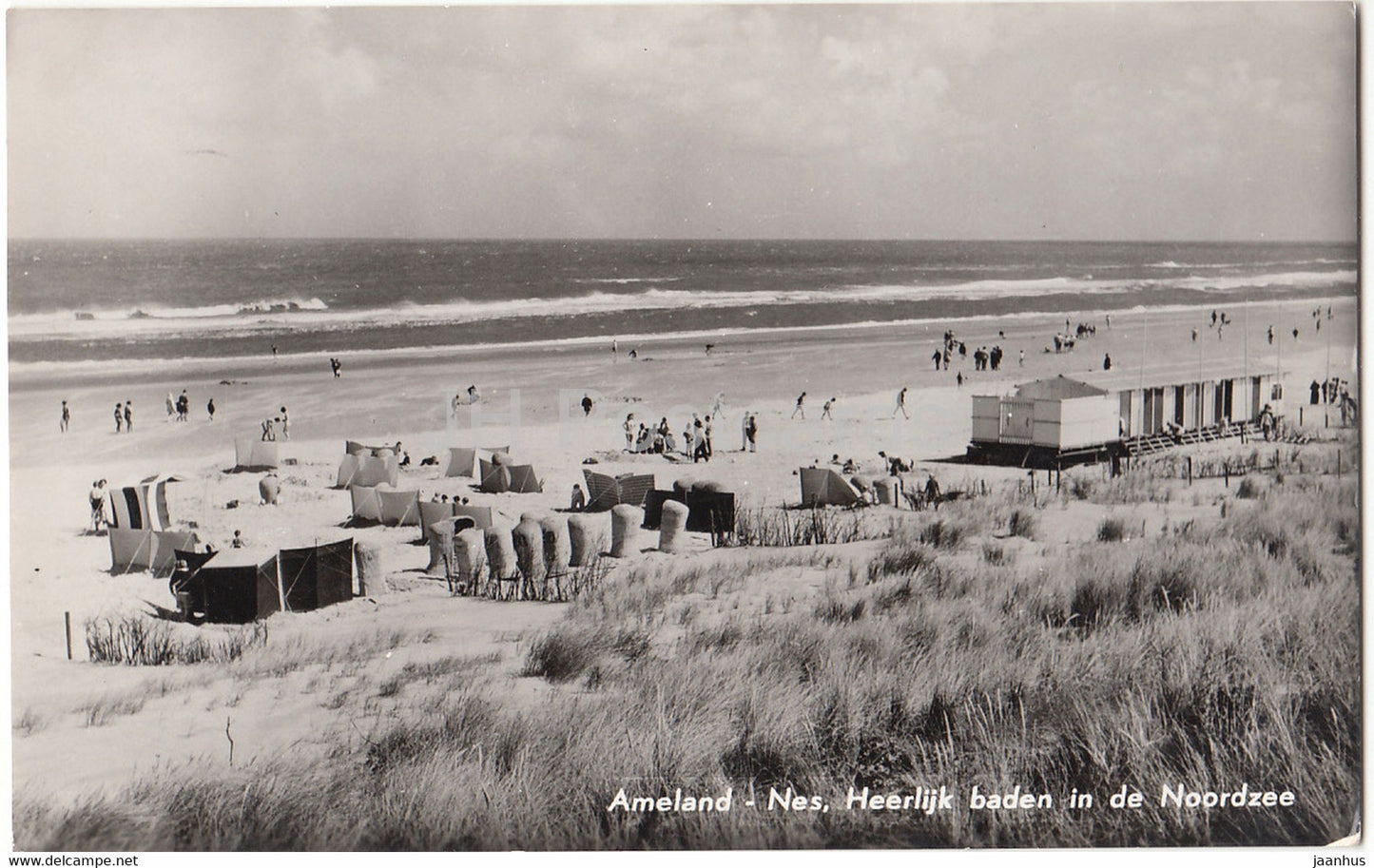 Ameland - Nes Heerlijk baden in de Noordzee - beach - 1963 - Netherlands - used - JH Postcards