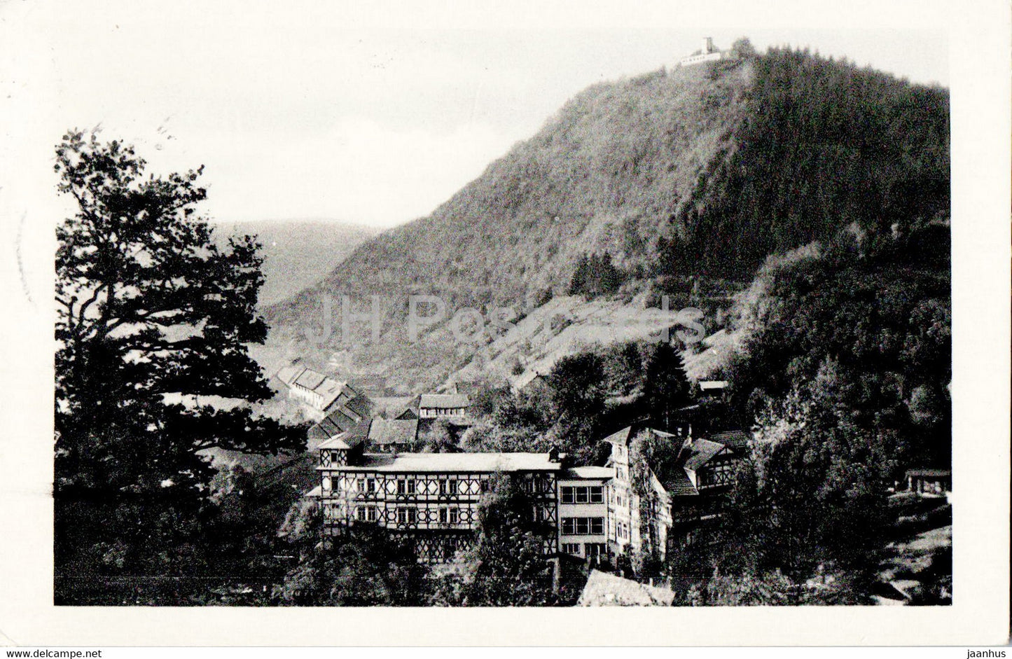 Kneippheilbad Bad Lauterberg a Harz - Hausberg und St Bennostift - 1963 - Germany - used - JH Postcards