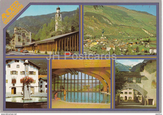Andeer Mineralbad und Kurzentrum an der San Bernardino Strasse - 1989 - Switzerland - used - JH Postcards