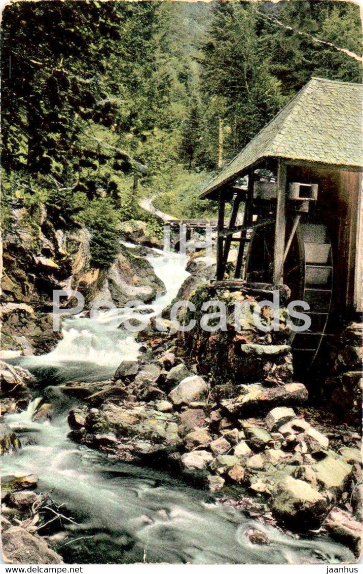 Sagmuhle im Schwarzwald - 36750 - old postcard - Germany - unused - JH Postcards