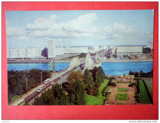 Volodarsky Bridge - Leningrad - St. Petersburg - 1973 - Russia USSR - unused - JH Postcards