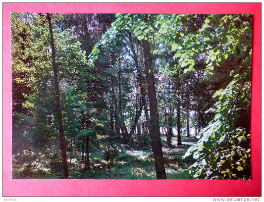 Uzutrakis Park - Trakai - 1977 - Lithuania USSR - unused - JH Postcards