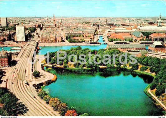 Copenhagen - Kobenhavn - View of Copenhagen from hotel Scandinavia - 176 - 1980 - Denmark - used - JH Postcards