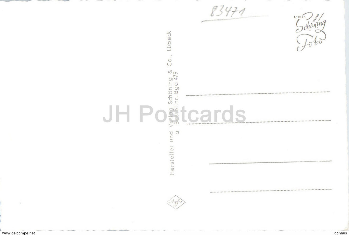 Rund um den Königssee - alte Postkarte - Deutschland - unbenutzt