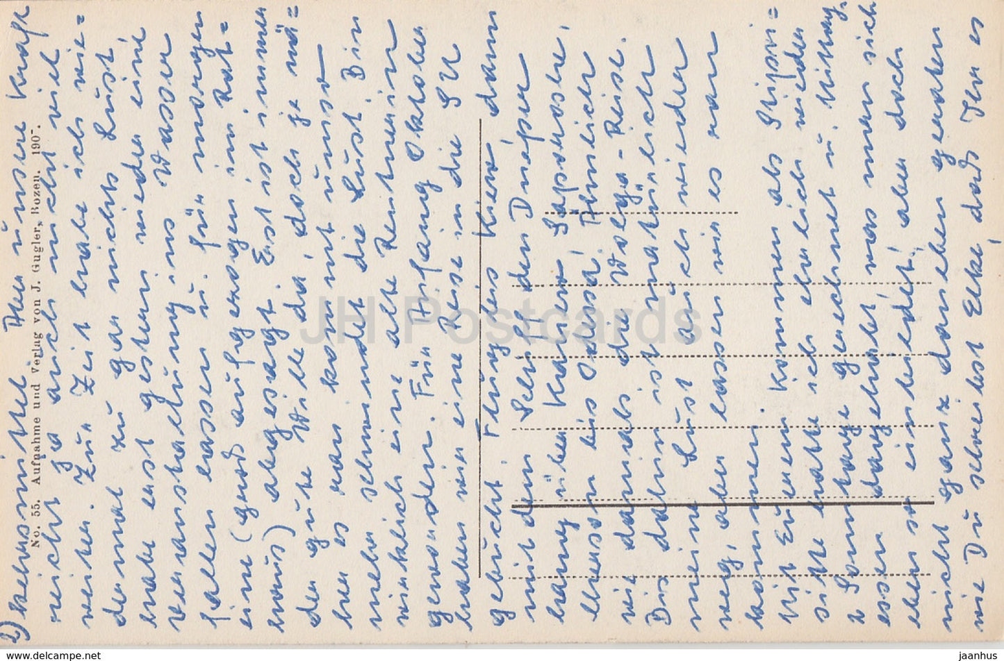 Bozen - Bolzano - Das Batzenhausl. - 55 - old postcard - Italia - Italy - used