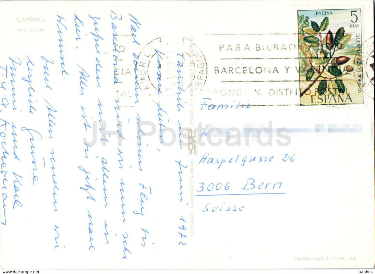 Cambrils - boat - ship - port - 50334 - 1972 - Spain - used