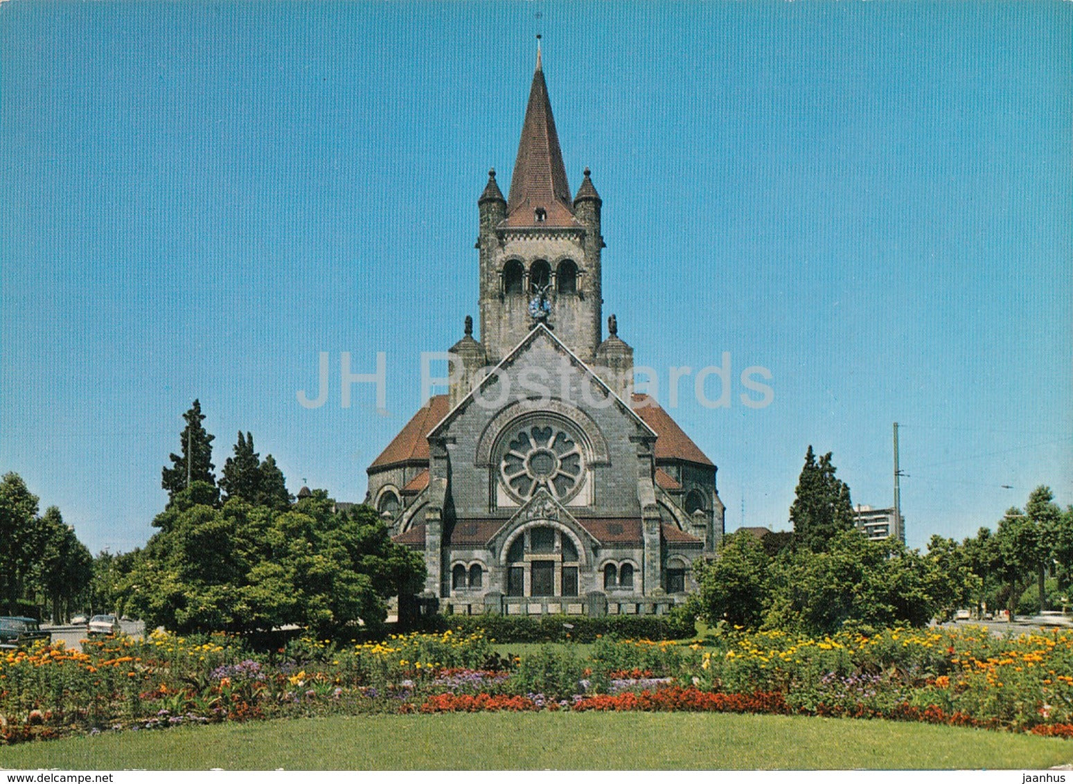 Basel - Pauluskirche - church - 514 - Switzerland - used - JH Postcards