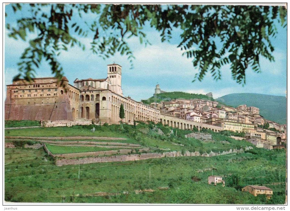 panorama - Assisi - Perugia - Umbria - 213 - Italia - Italy - unused - JH Postcards