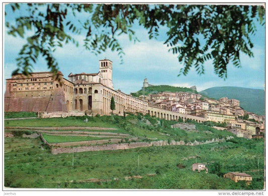 panorama - Assisi - Perugia - Umbria - 213 - Italia - Italy - unused - JH Postcards