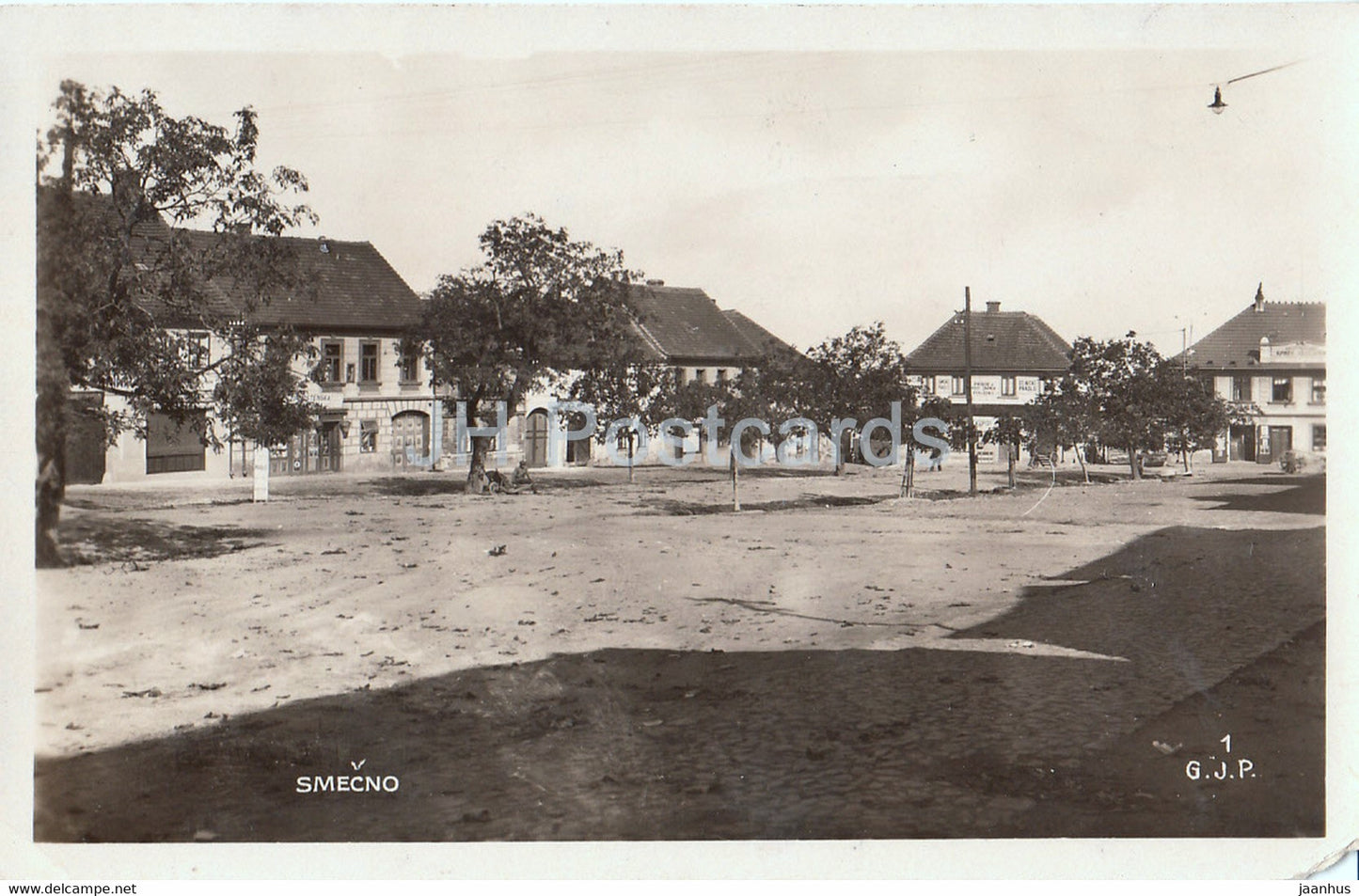 Smecno - old postcard - 1956 - Czech Republic - used - JH Postcards