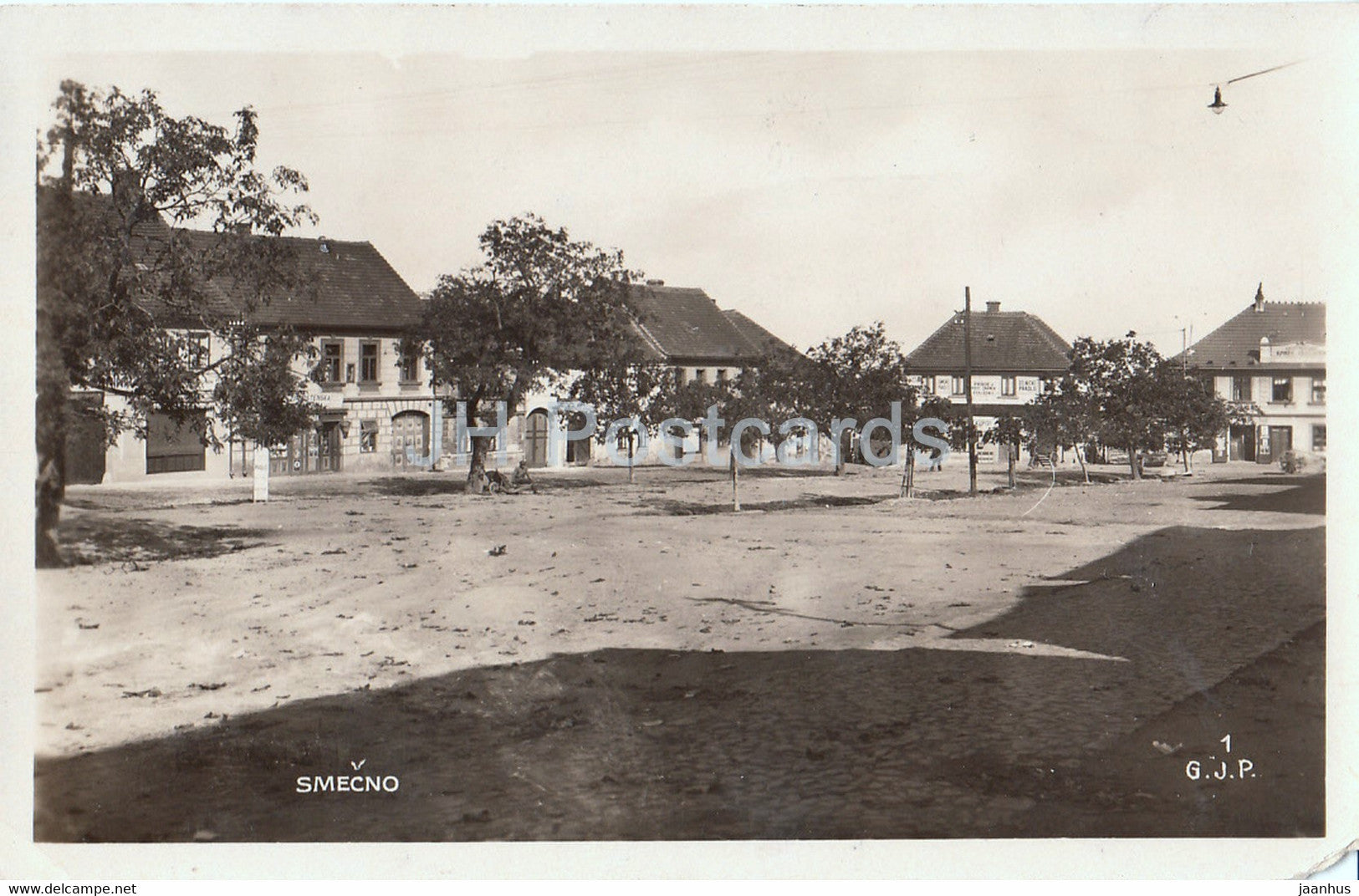 Smecno - old postcard - 1956 - Czech Republic - used - JH Postcards