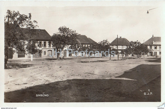 Smecno - old postcard - 1956 - Czech Republic - used - JH Postcards