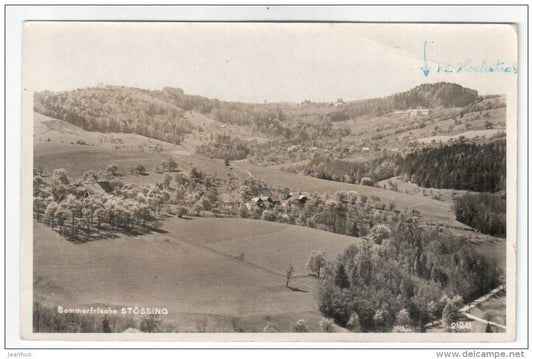 Sommerfrische Stössing - Austria - Österreich - 21241 - old postcard - sent to England 1954 - used - JH Postcards