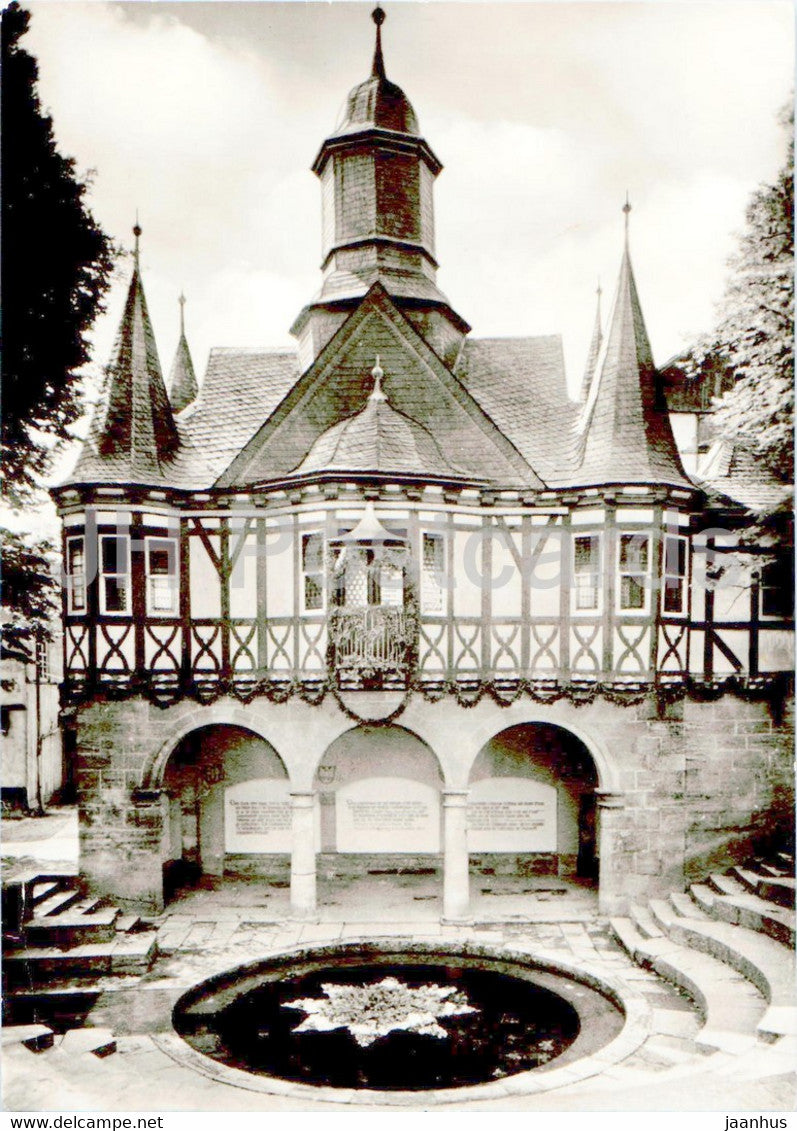 Muhlhausen - Popperode Quelle - old postcard - Germany DDR - unused - JH Postcards