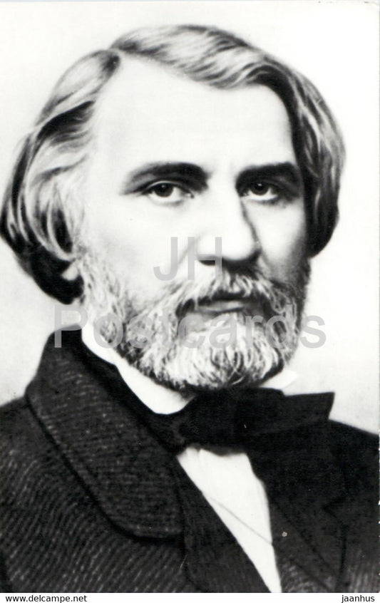 Russian writer Ivan Turgenev - famous people - 1976 - Russia USSR - unused - JH Postcards