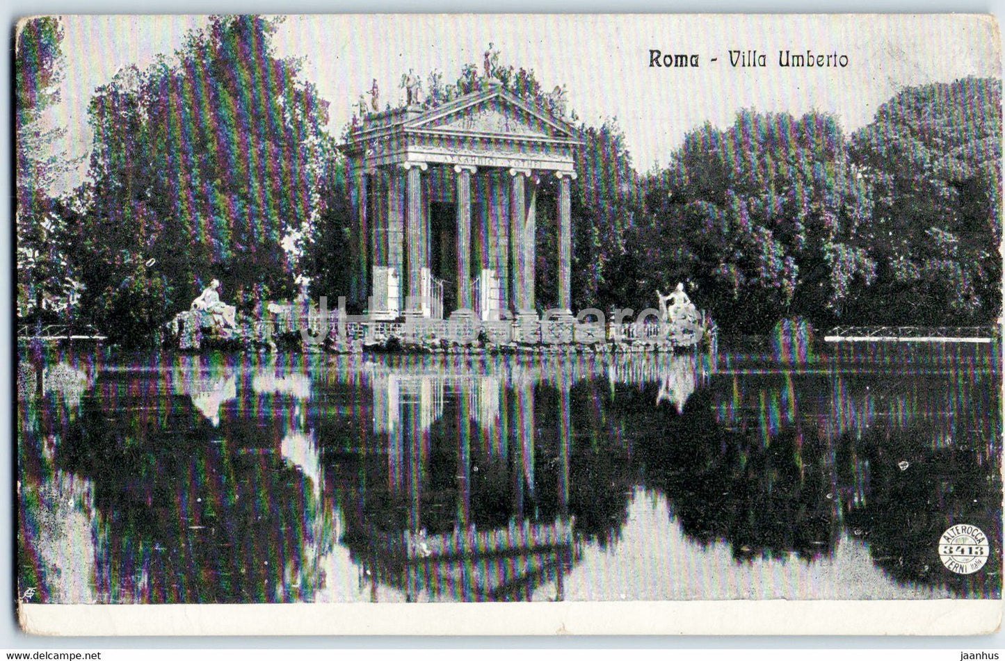 Roma - Rome - Villa Umberto - old postcard - Italy - unused - JH Postcards