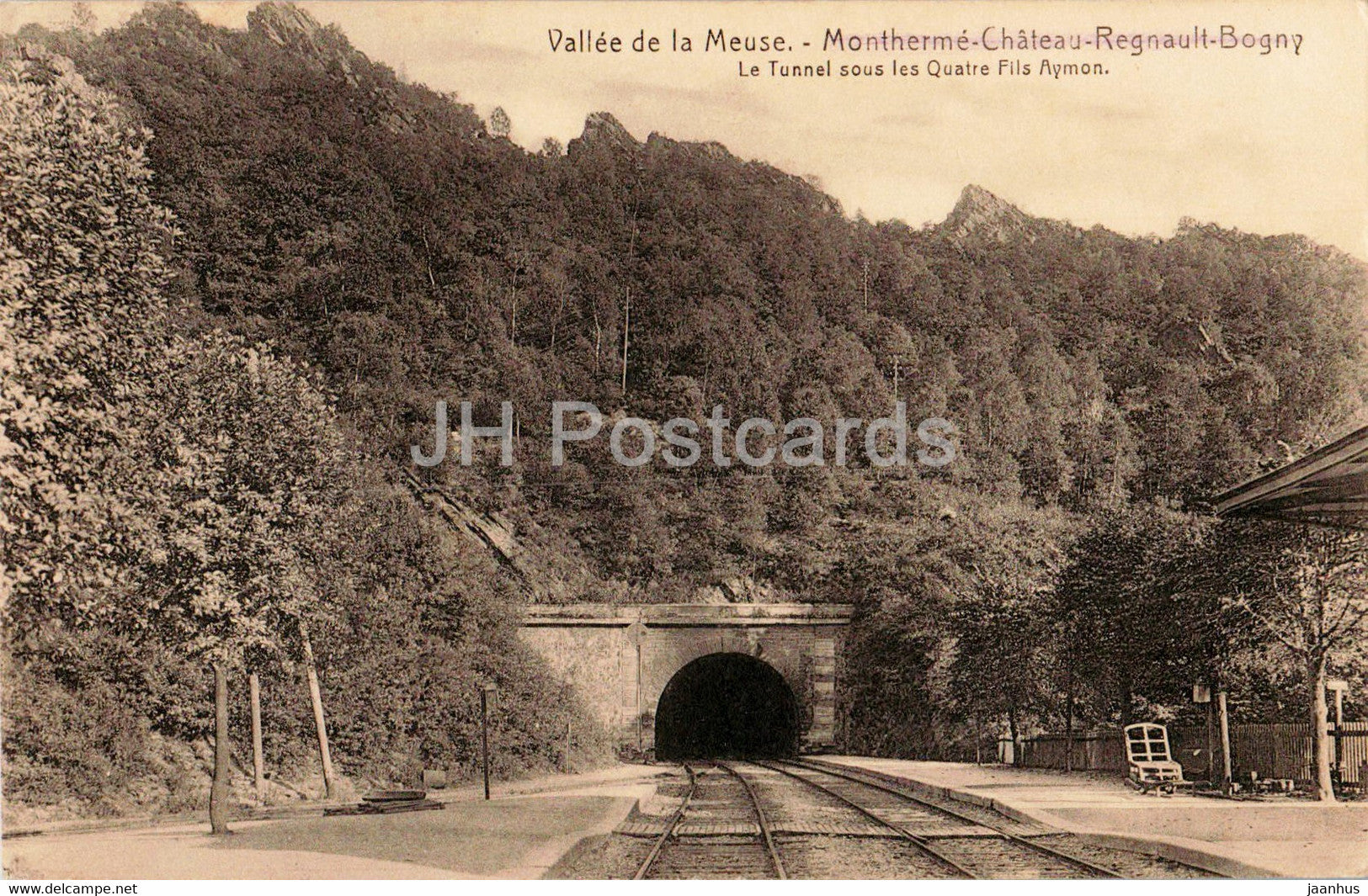 Vallee de la Meuse - Le Tunnel sous les Quatre Fils Aymon - old postcard - France - used - JH Postcards