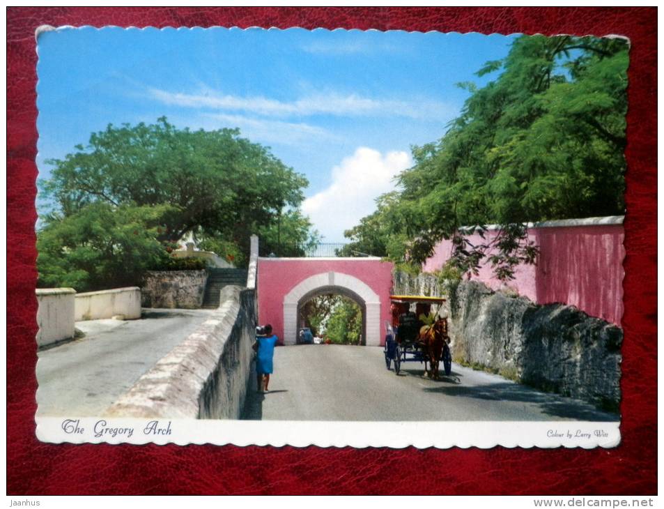 Nassau in the Bahamas - The Gregory Arch - 1964 - Bahamas - unused - JH Postcards