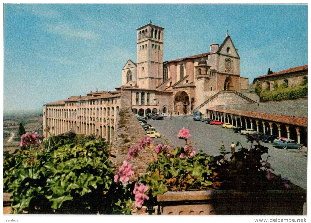 Basilica di S. Francesco - St. Francis` Basilica - Assisi - Perugia - Umbria - 8798 - Italia - Italy - unused - JH Postcards