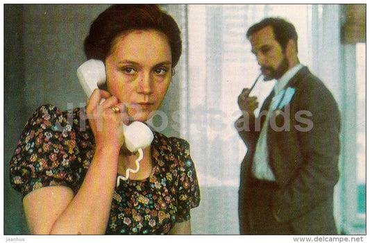 Strange Woman - actor V. Lanovoy , actress I. Kupchenko - Movie - Film - soviet - 1978 - Russia USSR - unused - JH Postcards