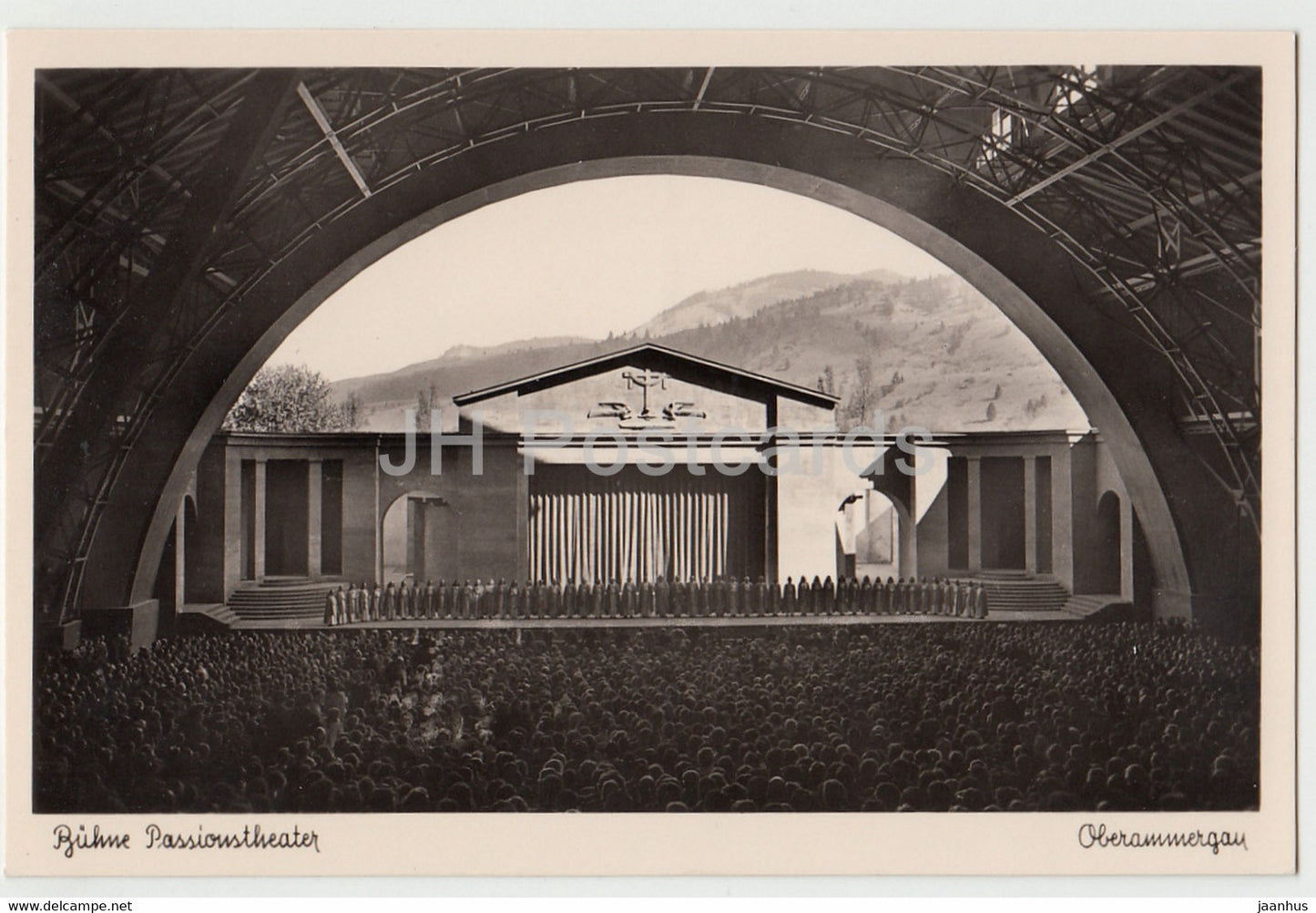 Oberammergau - Buhne Passionstheater - theatre - Germany - unused - JH Postcards